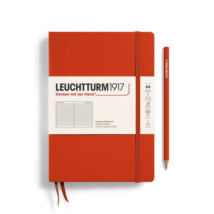Leuchtturm 1917 Hardcover Notebook - A5 - Squared - Pen Boutique Ltd