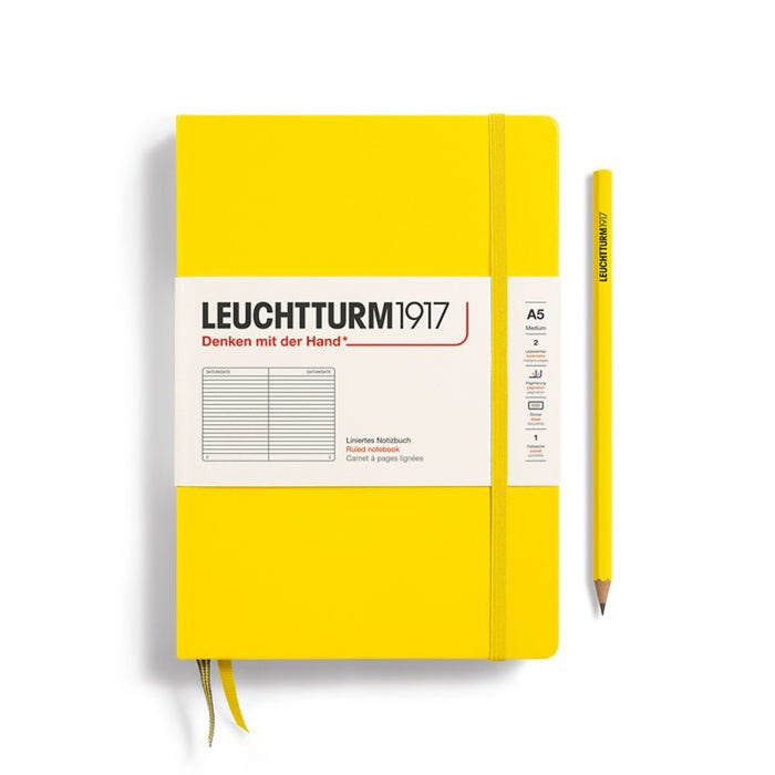 Leuchtturm 1917 Hardcover Notebook - A5 - Squared - Pen Boutique Ltd