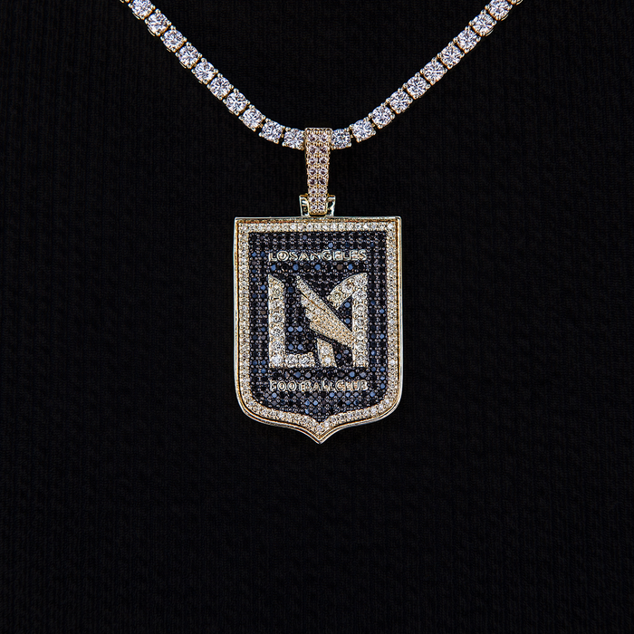 Los Angeles FC Official MLS Logo Pendant in Yellow Gold