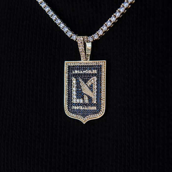 Los Angeles FC Official MLS Logo Pendant in Yellow Gold