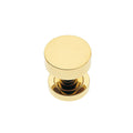 Manital K410 Knob Flat Top Passage Door Handle Set Polished Brass MAN-K410F-OTL-PB - The Blue Space