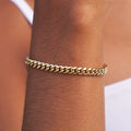 Miami Cuban Bracelet in Yellow Gold -5mm