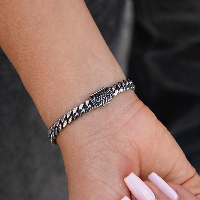 Miami Cuban Chain Bracelet in Black Rhodium - 6mm