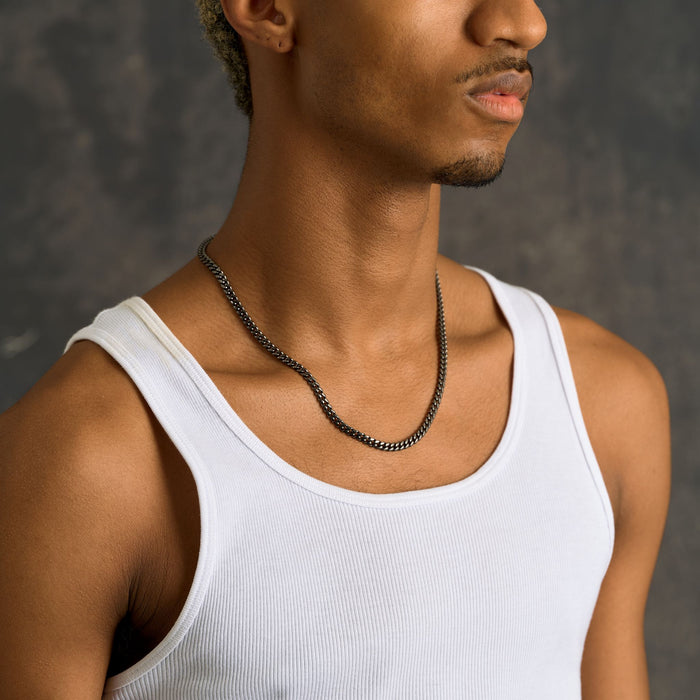 Miami Cuban Chain in Black - 5mm