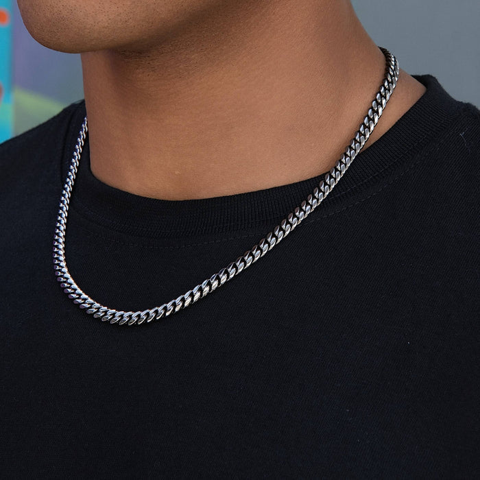 Miami Cuban Chain in Black Rhodium - 6mm