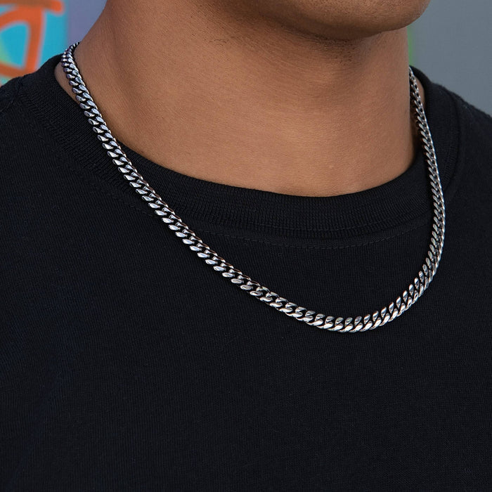 Miami Cuban Chain in Black Rhodium - 6mm