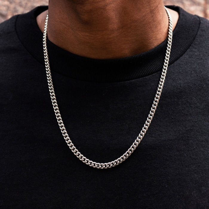 Miami Cuban Chain in Sterling Silver - 5mm