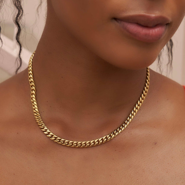 Miami Cuban Necklace + Bracelet Gift Bundle in Yellow Gold - 5mm