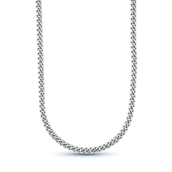 Miami Cuban Necklace in Sterling Silver - 5mm