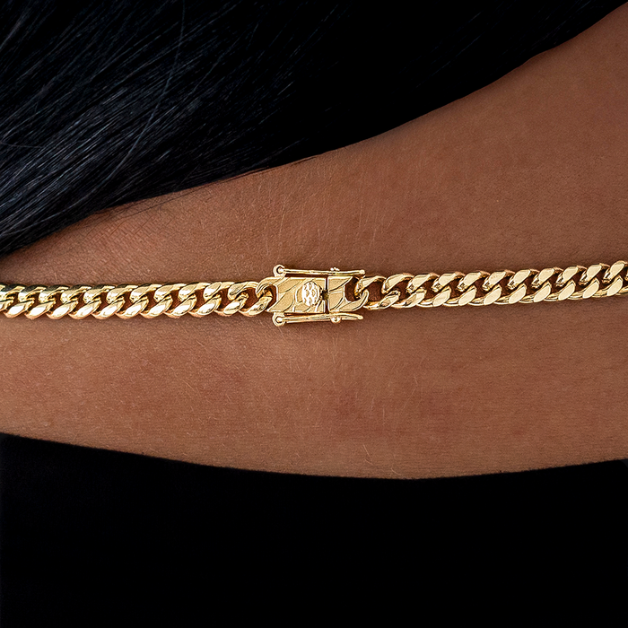 Miami Cuban Necklace in Yellow Gold - 5mm