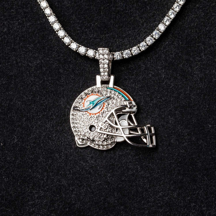 Miami Dolphins Helmet Pendant - The GLD Shop