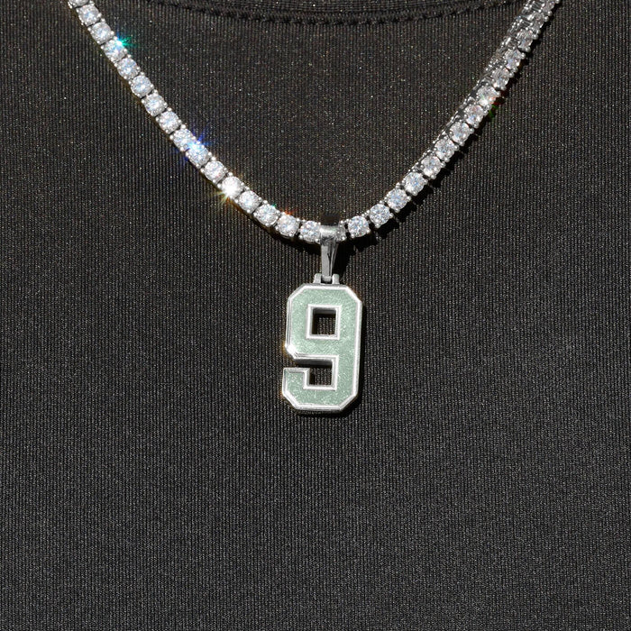 14k White Gold Plated / 9 / White Gold