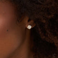 Micro Clustered Diamond Earrings
