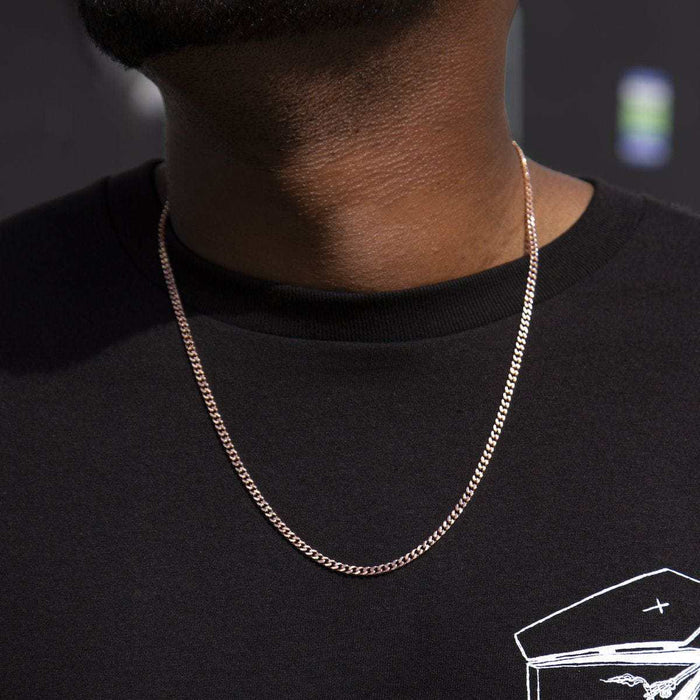 Micro Cuban in Rose Gold - The GLD Shop