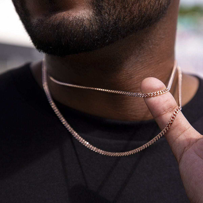 Micro Cuban in Rose Gold - The GLD Shop