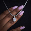 Iced Heart Pendant - The GLD Shop