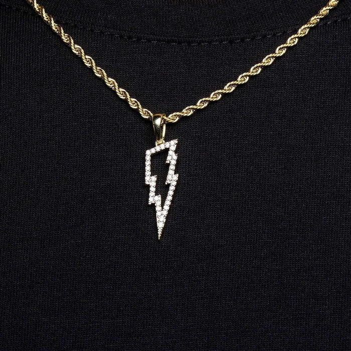 Micro Iced Lightning Bolt