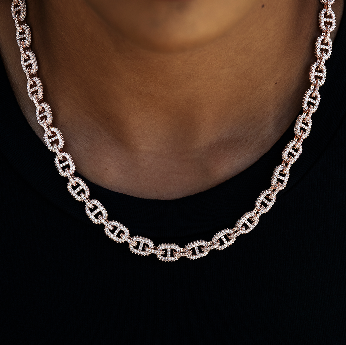 Micro Valentina Necklace in Rose Gold