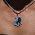 Minnesota United FC Official MLS Logo Pendant in White Gold