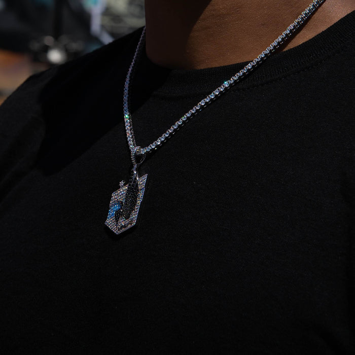 Minnesota United FC Official MLS Logo Pendant in White Gold