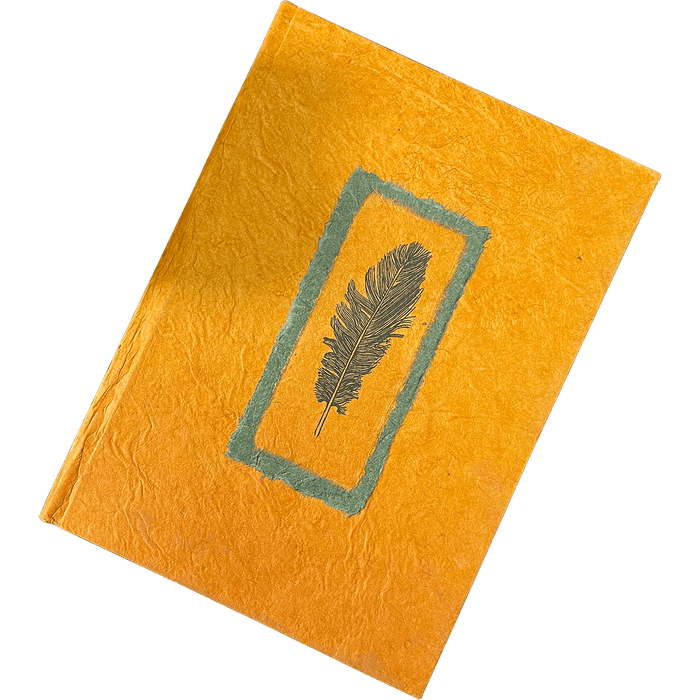 Monk Paper Hard Cover Journal - Saffron - Pen Boutique Ltd