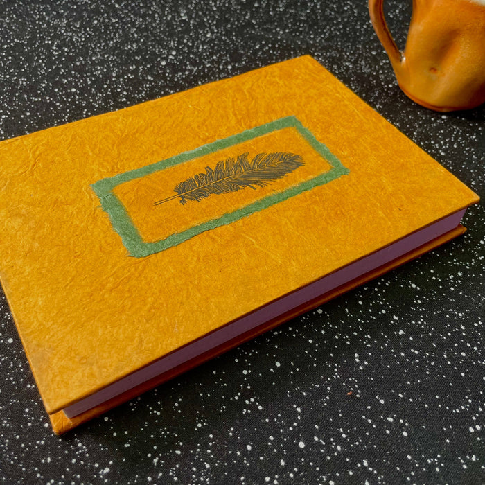 Monk Paper Hard Cover Journal - Saffron - Pen Boutique Ltd