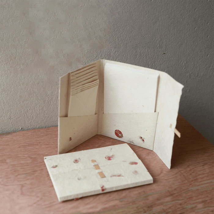 Monk Paper Lokta Stationery Writing Set - Bougainvillea - Pen Boutique Ltd