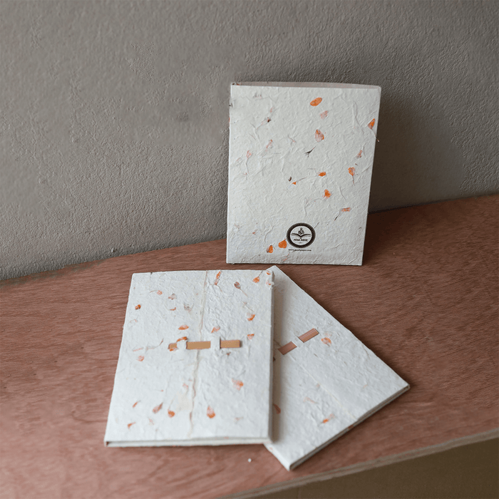 Monk Paper Lokta Stationery Writing Set - Marigold - Pen Boutique Ltd