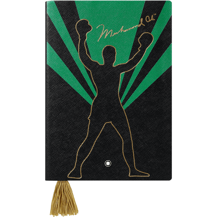 Montblanc 146 Notebook - Homage to Muhammad Ali - Black Lined (Small) - Pen Boutique Ltd