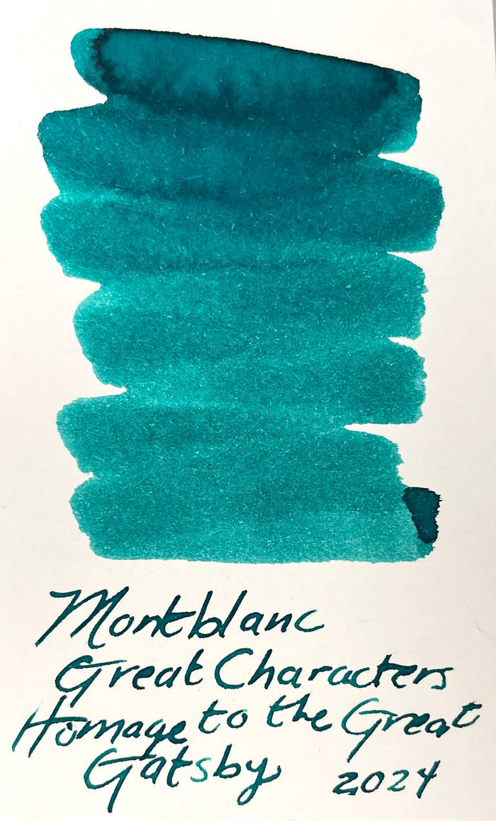 Montblanc Great Characters Ink Bottle - Great Gatsby Green - 50ml - Pen Boutique Ltd