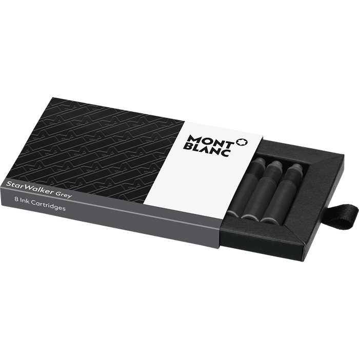 Montblanc Ink Cartridges - Starwalker Grey (8 Per Pack) - Pen Boutique Ltd