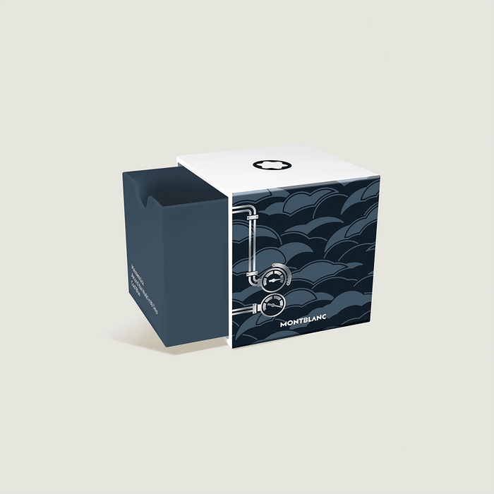 Montblanc Meisterstück Ink Bottle - Around The World in 80 Days - Coal Blue - 50ml - Pen Boutique Ltd