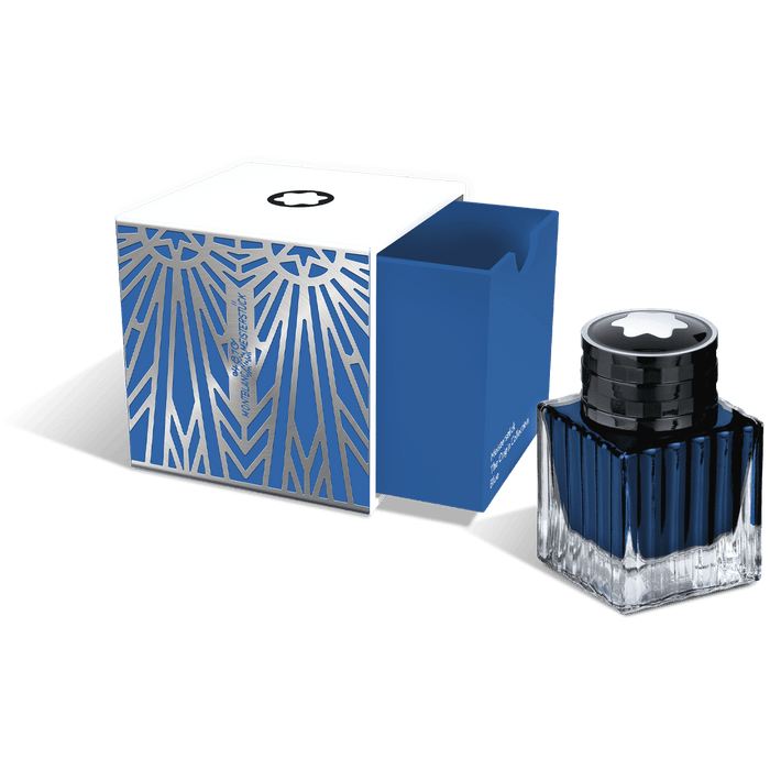 Montblanc Meisterstuck Ink Bottle - Origins Blue - 50ml - Pen Boutique Ltd