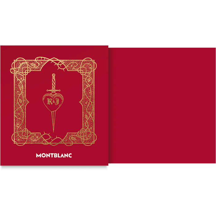 Montblanc Meisterstuck Ink Bottle - Romeo & Juliet Verona Red - 50ml - Pen Boutique Ltd