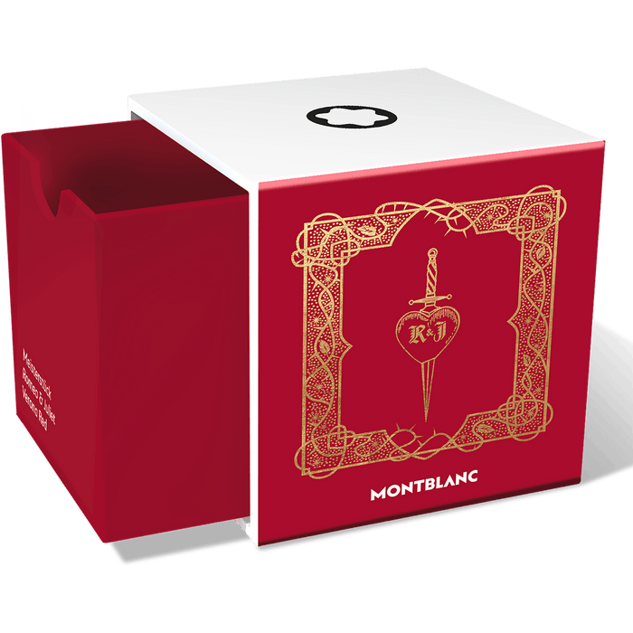 Montblanc Meisterstuck Ink Bottle - Romeo & Juliet Verona Red - 50ml - Pen Boutique Ltd