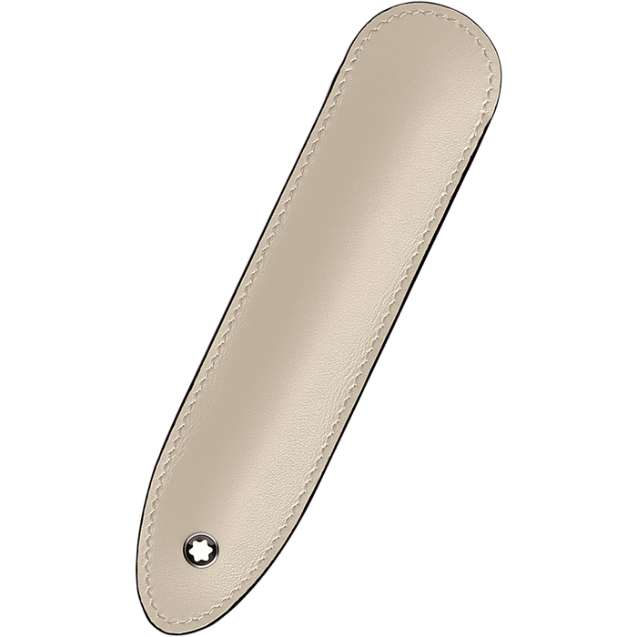 Montblanc Meisterstuck Single Pen Sleeve - Cloudy Beige - Pen Boutique Ltd