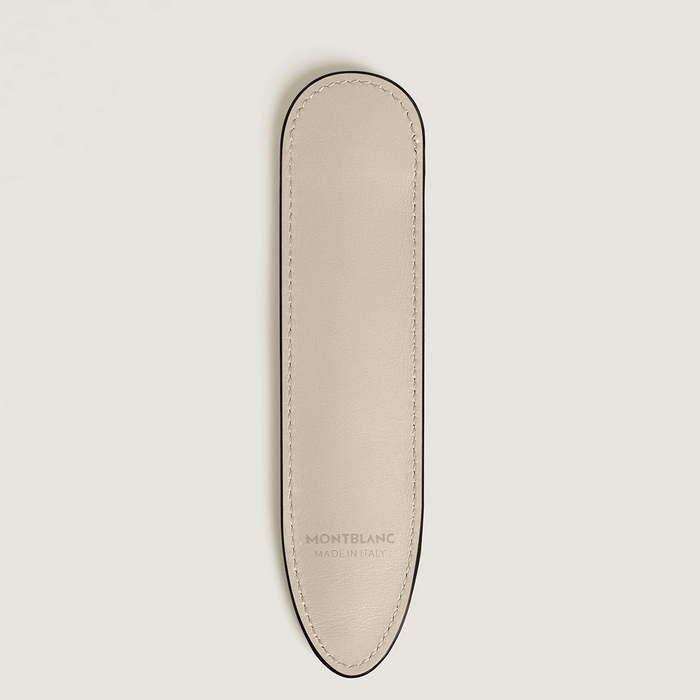 Montblanc Meisterstuck Single Pen Sleeve - Cloudy Beige - Pen Boutique Ltd