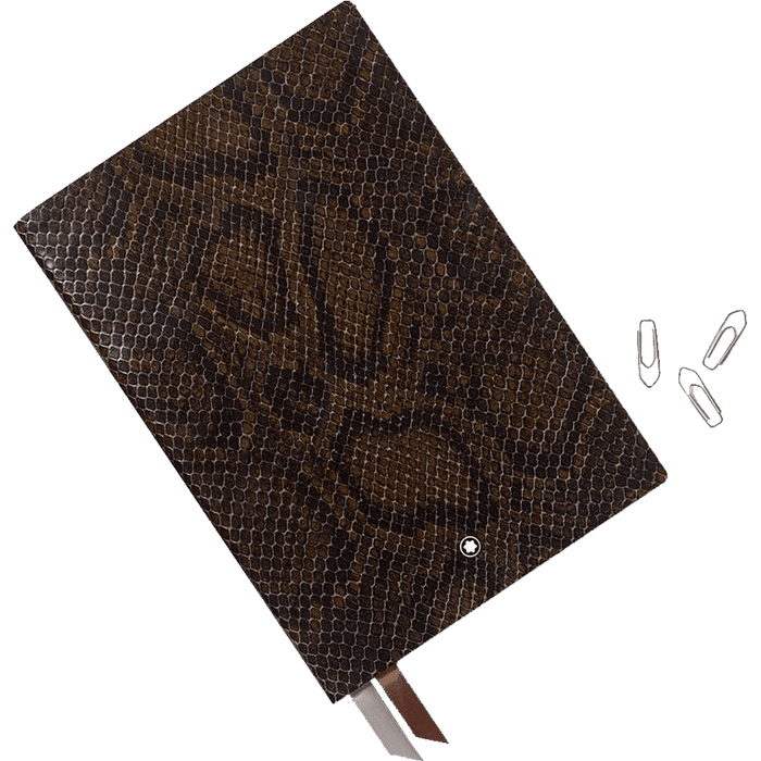 Montblanc Notebook - 146 Python Print Smoke - Lined - Pen Boutique Ltd