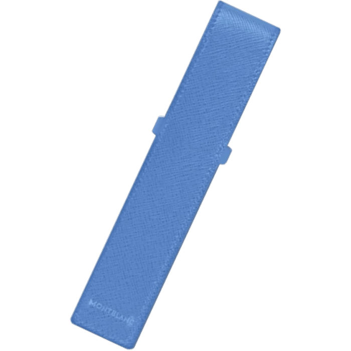 Montblanc Sartorial 1 Pen Pouch - Dusty Blue - Pen Boutique Ltd