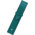 Montblanc Sartorial 1 - Pen Pouch - Fern Blue - Pen Boutique Ltd