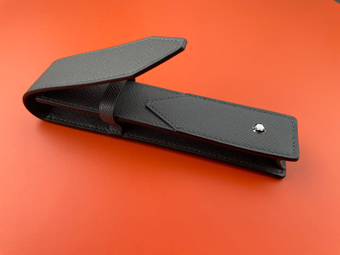 Montblanc Sartorial 1 - Pen Pouch - Forged Iron - Pen Boutique Ltd