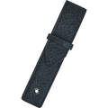 Montblanc Sartorial 1 Pen Pouch - Tweed Blue - Pen Boutique Ltd