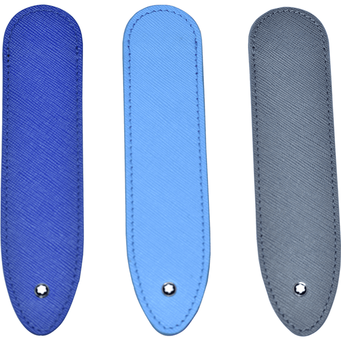 Montblanc Sartorial Pen Sleeve - China Blue - Pen Boutique Ltd