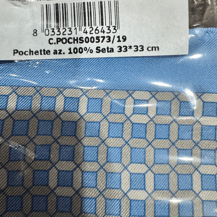 Montegrappa Silk Scarf - Sky Blue - Pen Boutique Ltd