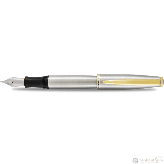 Monteverde Aldo Domani Fountain Pen - Brushed - Pen Boutique Ltd