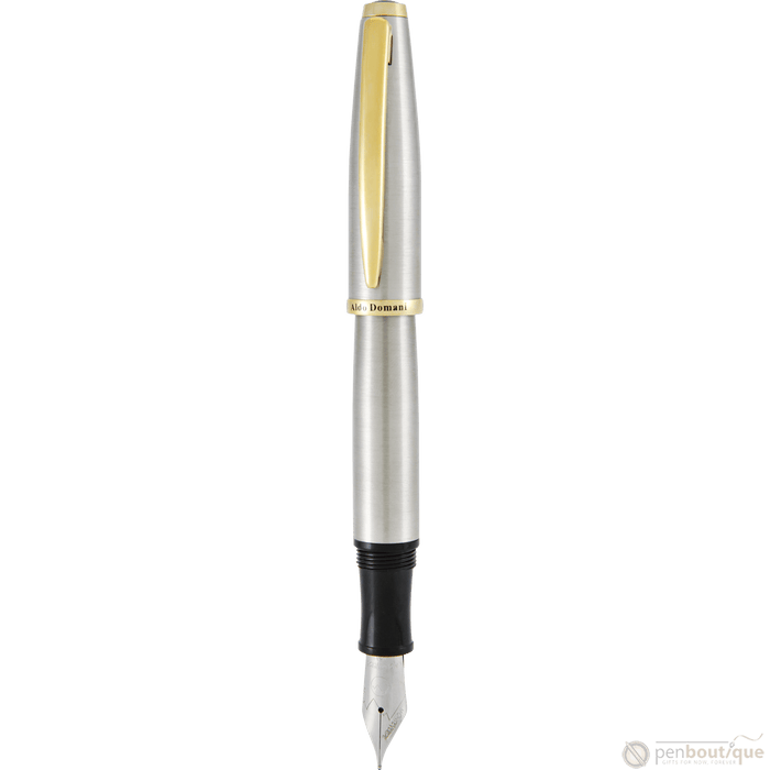 Monteverde Aldo Domani Fountain Pen - Brushed - Pen Boutique Ltd