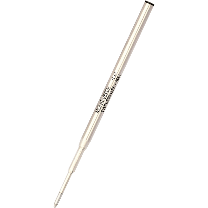 Monteverde Capless Gel Refill - Black - Fine - Single (Fit Montblanc Pens) - Pen Boutique Ltd
