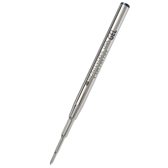 Monteverde Capless Gel Refill (to fit Montblanc) - Blue/Black - Broad Point (1/pack) - Pen Boutique Ltd