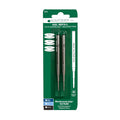 Monteverde Capless GEL Refill to fit most Rollerball Pen - Black - Medium Point (2/pack) - Blister Card - Pen Boutique Ltd