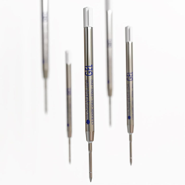 Monteverde Capless Gel Refill (to fit Parker) - Blue/Black - 0.7 mm Fine Point (1/pack) - Pen Boutique Ltd